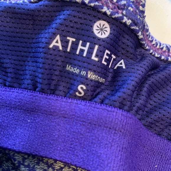 ATHLETA Herringbone Empowerment Tank Top Purple - Picture 6 of 7